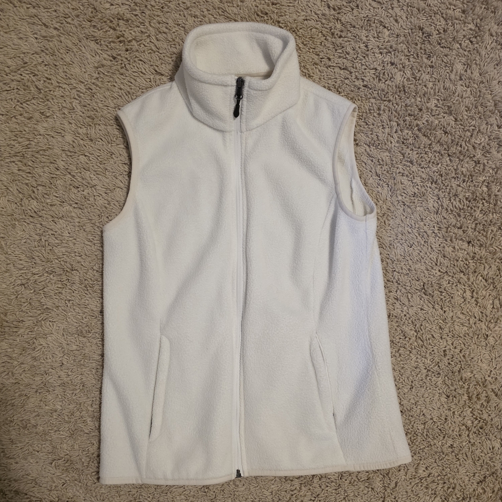 Amazon Essentials Women's Cream Fleece Vest